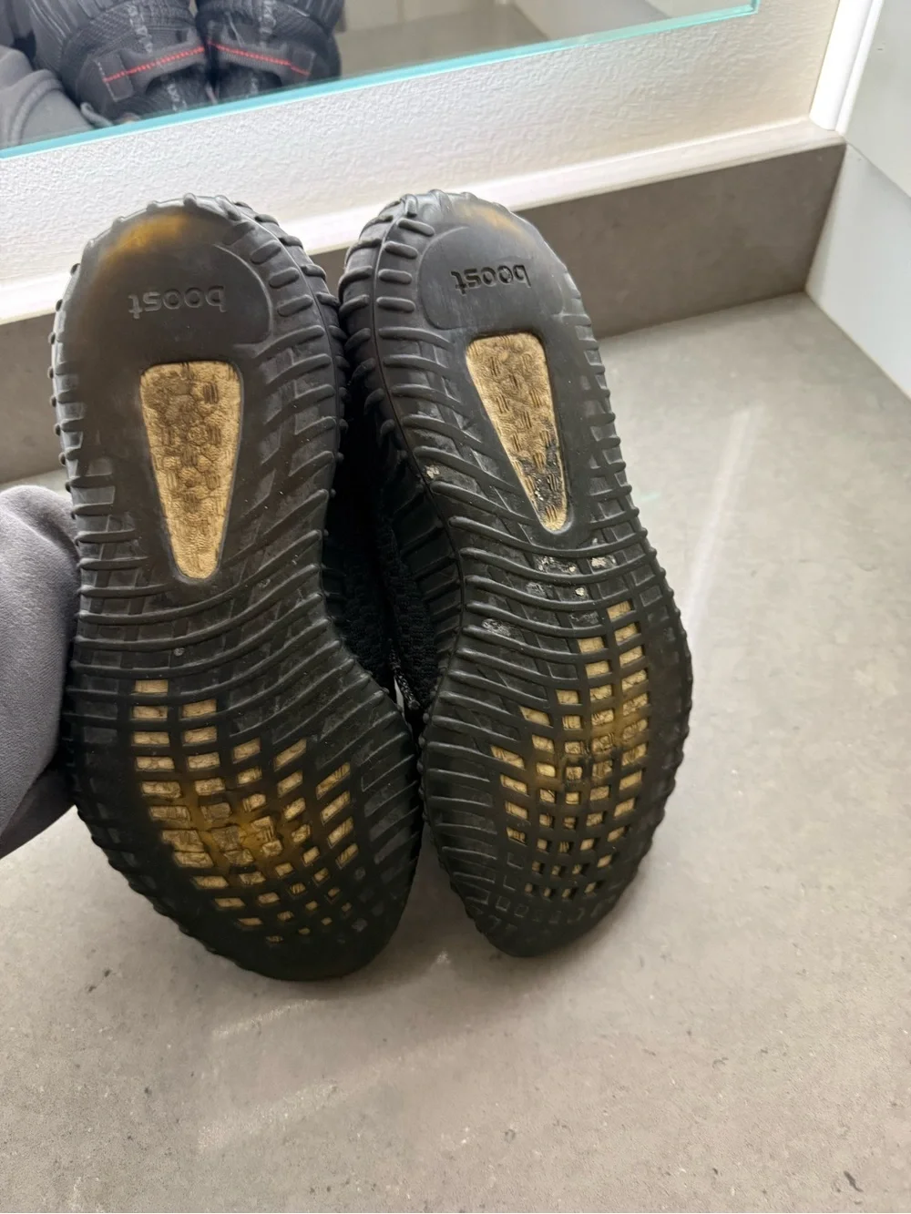 Yeezy Athletic Knit Sneakers - Black